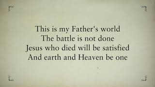 This Is My Father's World by Chris Rice