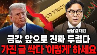 "언론은 쉬쉬하고 있어요" 금값 앞으로 진짜 두렵다. 가 진 금 싹다 '이렇게' 된다  (금남일 대표 / 1…