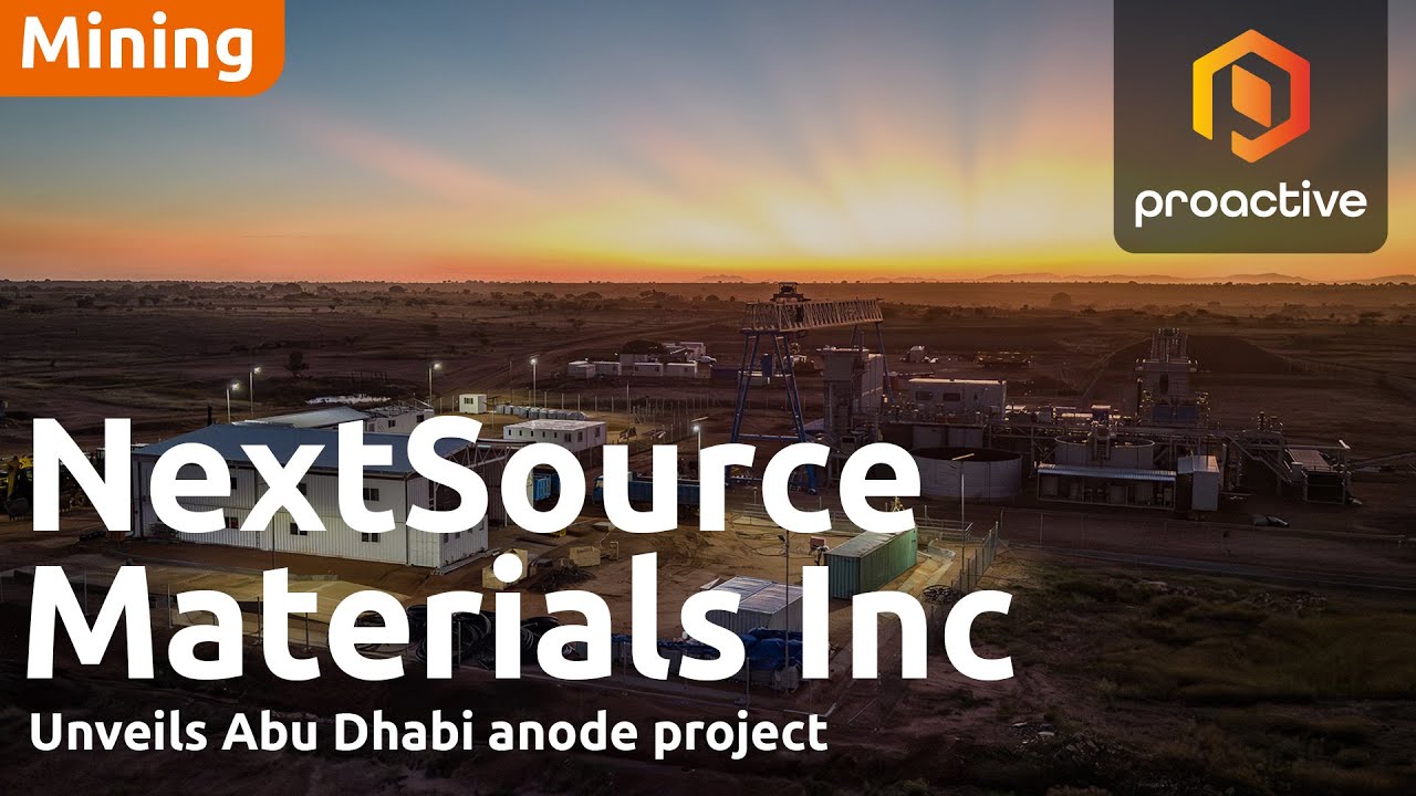NextSource Materials CEO says positive study results for UAE facility mark a 'pivotal moment'