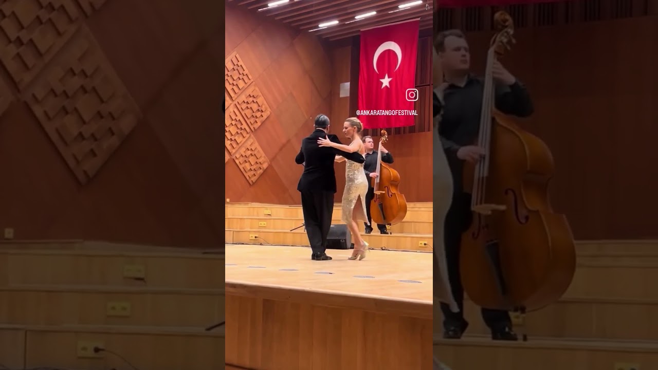 Selahattin Temurçin and Anna Rubinchuk performed 'Poema' by Ivan Talanin and Tango En Vivo Orchestra