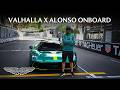 Onboard With Aston Martin Valhalla And Fernando Alonso At The Monaco GP
