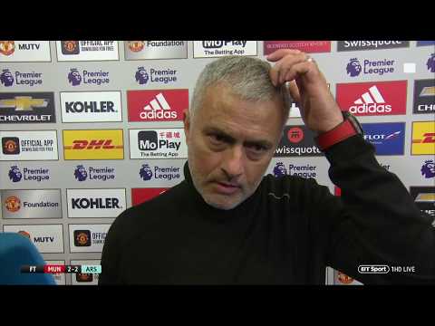"There are things I cannot get from them" Jose Mourinho is coy after Man Utd's 2-2 with Arsenal