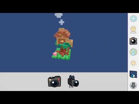 Particubes: working on share buttons