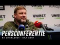 ?️Persconferentie na Charleroi - KAA Gent