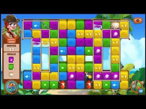 Lost Island Blast Adventure Level 1309 - NO BOOSTERS 🏝️ | SKILLGAMING ✔️