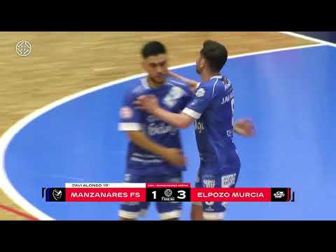 Gol Javi Alonso (1-3) Manzanares FS - ElPozo Murcia. J30, 1Div. LNFS