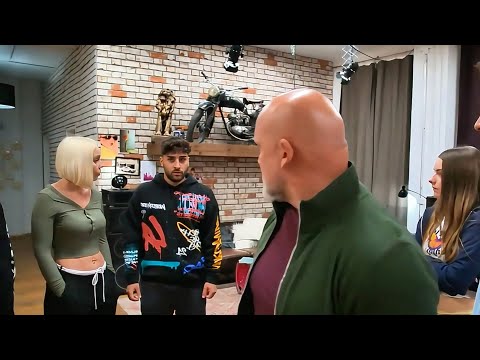 Joe declares the tape cut and throws the crying Karim out.