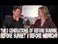 The 3 Generations Of BEFORE SUNRISE, BEFORE SUNSET & BEFORE MIDNIGHT by Ethan Hawke & Julie Delpy