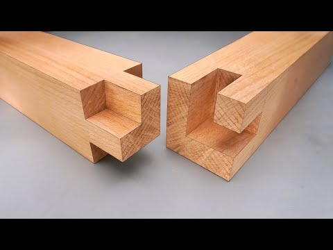 Best carpentry wood connected tutorial | Perfect Angle Wood Joints【#101】
