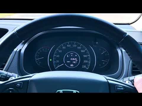 2013 Honda CRV 2.4EL 2WD : 0-100 acceleration in Thailand (used car mileage 150,000 km)