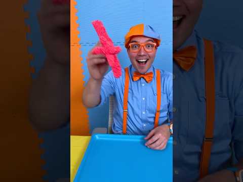 DIY Foam Airplanes and Dinosaurs! Easy Crafts 123! #blippi #shorts