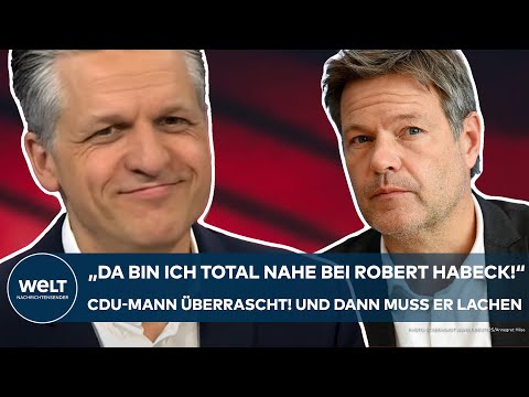 THORSTEN FREI: "Da bin ich total nahe bei Robert Habeck!" Und dann muss auch der CDU-Mann lachen!