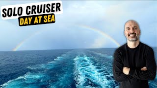 What a SEA DAY is like on a Cruise Ship for a SOLO CRUISER?
