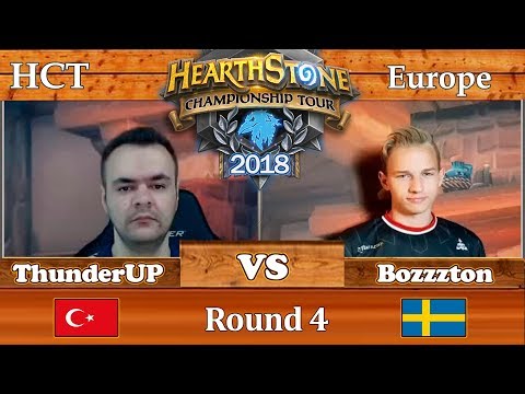 Hearthstone Europe Fall Playoffs: ThunderUP vs Bozzzton 09/01/2018