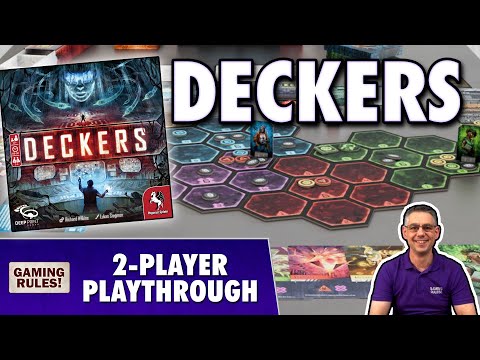 Deckers - Tutorial & Playthrough: 2-player game