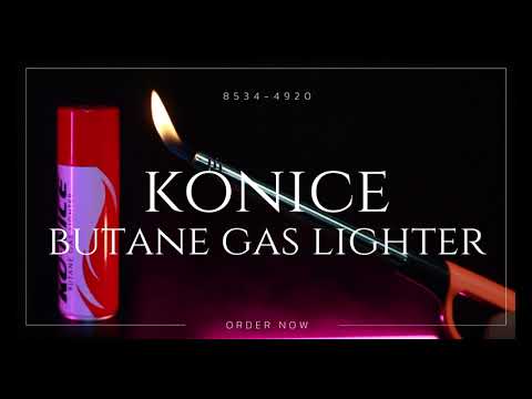 Konice Butane Gas Lighter - A Lighter's Partner-in-Crime