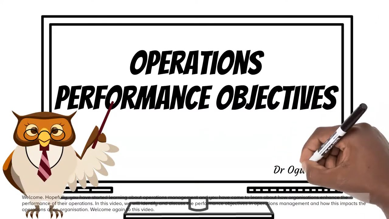 Operations Performance Objectives