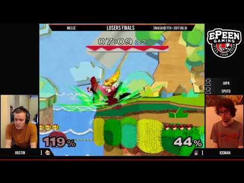 Smash @ TTH - Iceman (Marth) Vs. Rustin (Peach) (Losers Finals) - Melee