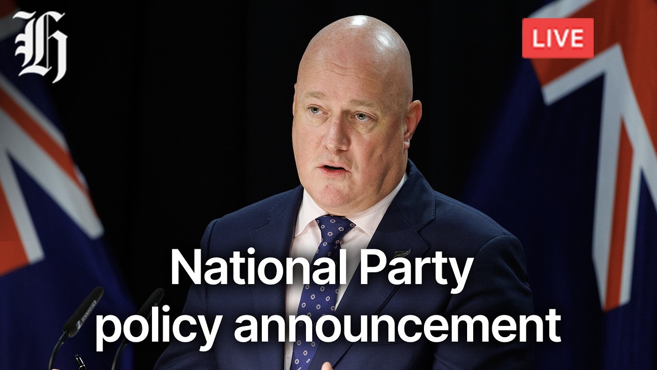 NZ Herald LIVE: National Party policy announcement