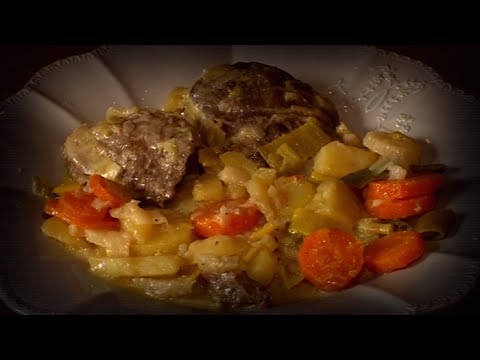 Recette Joues de porc mijot&eacute;es aux l&eacute;gumes d&rsquo;hiver