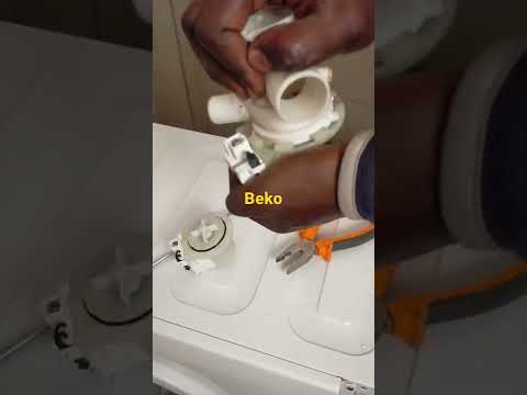 Replacing a beko washing machine drain pump