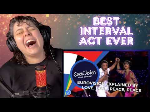 American Reacts to EUROVISION Love, Love, Peace, Peace - Måns Zelmerlöw and Petra Mede