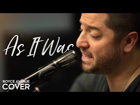 As It Was - Harry Styles (Boyce Avenue acoustic cover) on Spotify & Apple