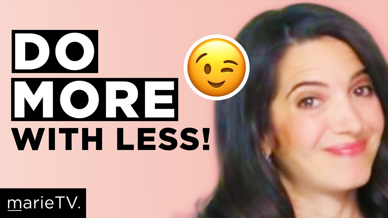 Use This Trick To Help You Get MORE Done By Doing LESS | Marie Forleo