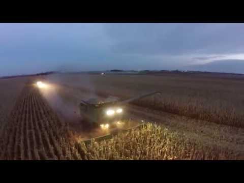 So God made a farmer. Harvest 2014 drone footage