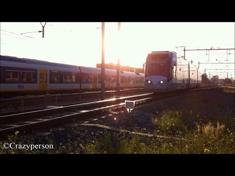 HTM Tram Regio Citadis (wagen 4042) aankomst bij Leidschenveen naar Zoetermeer Centrum West