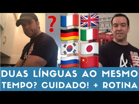 Aprenda Duas Línguas Ao Mesmo Tempo? Cuidado! + Rotina (Gabriel Poliglota)