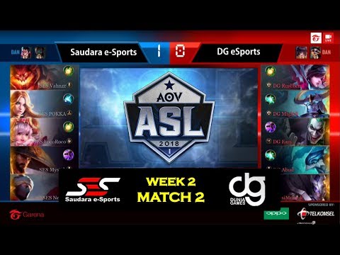 ASL 2018 Season 1 Week 2 - DG ESPORT VS SAUDARA ESPORT (Match 2)