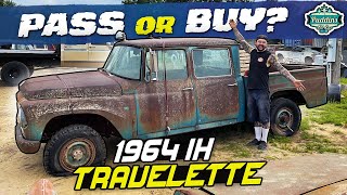 1964 International Travelette! FACTORY CREW CAB! Pass or Buy