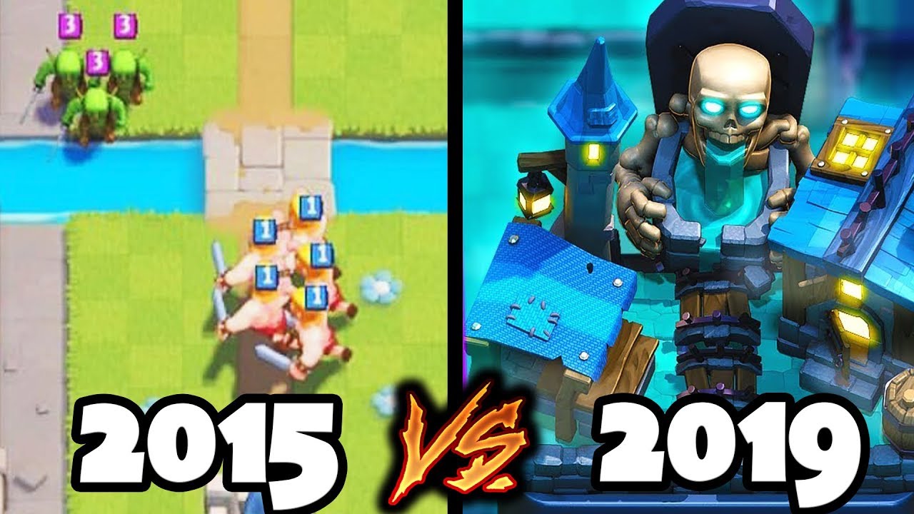 Evolution of Clash Royale - 2015 to 2019