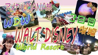 【WDW】ウォルトディズニーワールド旅行記3日目(後編)アメカルMANA旅マジック・キングダム