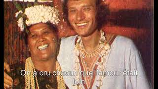 Johnny Hallyday - Tu peux partir si le le veux (+ Paroles) (yanjerdu26)
