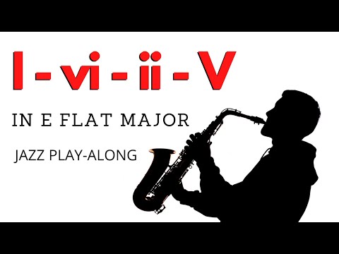I vi ii V in Eb Major Backing Track - Jazz Play Along!