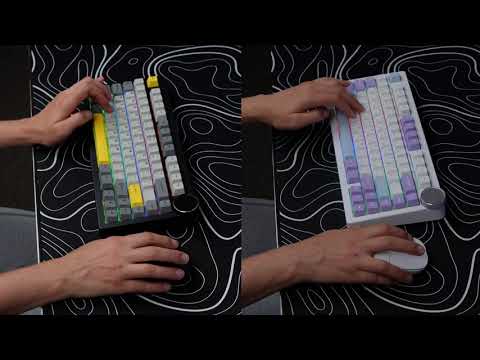 Клавіатура бездротова Ajazz AK820 V2 Coconut Flake Switch Black/Gray (AK820-V2-CF-BGY)