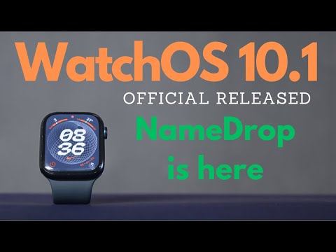 WatchOS 10.1 Official Update Released - NameDrop on Apple Watch and more - In Malayalam