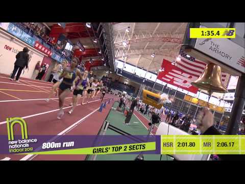 Girls 800m Section 4 - New Balance Indoor Nationals 2012