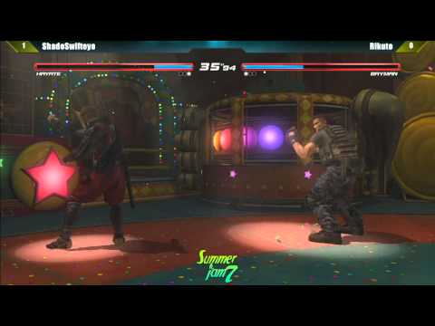 DOA5 ShadeSwifteye vs Rikuto - Summer Jam 7 Tournament