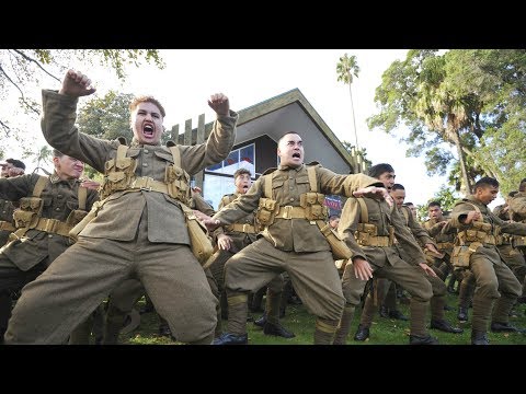 Haka Māori Pioneer Battalion Soldiers