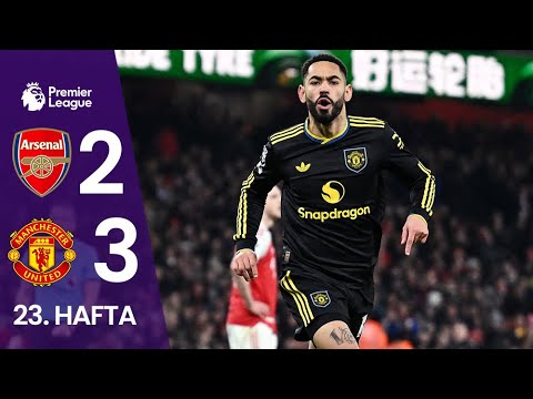 Arsenal (2-3) Manchester United | 23. Hafta MAÇ ÖZETİ | Premier League - 2025/26