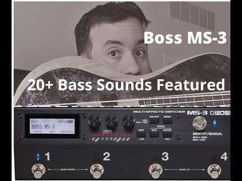 20+ Bass sounds from the Boss MS-3(tour of presets)