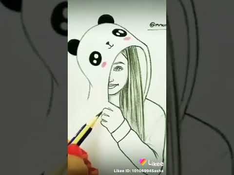 Рисуем девушку в кигуруми