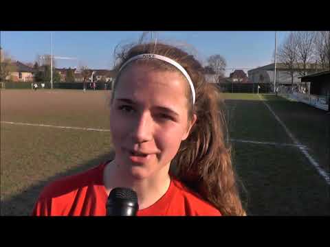 Pauline De Loose na KFC Merelbeke - KFC Eendracht Zele op 24.03.2018