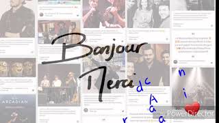 Paroles &quot;Bonjour Merci&quot; Arcadian