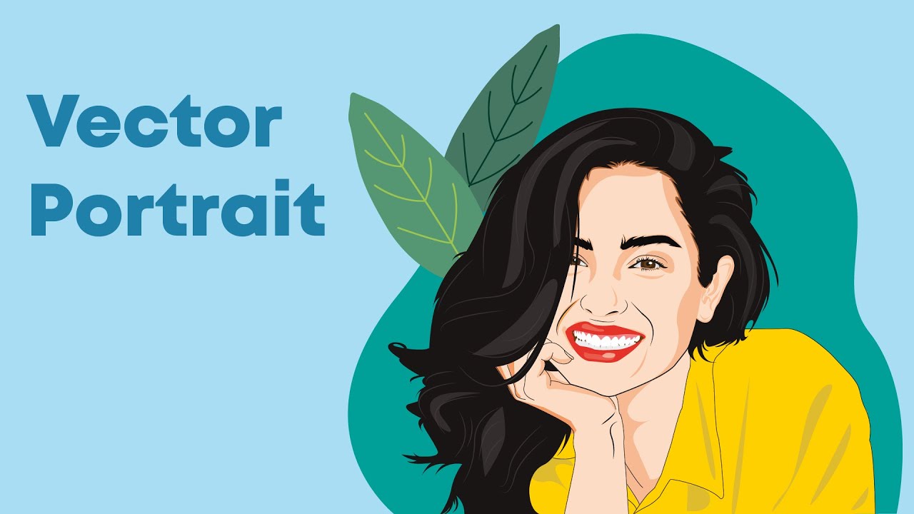 Vector Portrait Project - Adobe Illustrator 2020