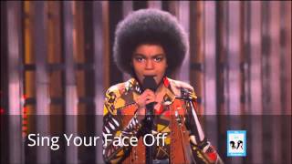 China Anne McClain as Michael Jackson on Sing Your Face Off