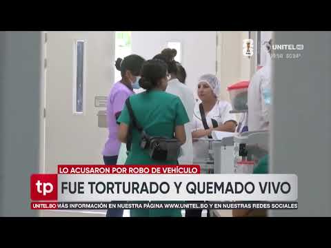 Mu3re el hombre que fue quemado vivo en Shinahota tras ser acusado de robar un vehículo